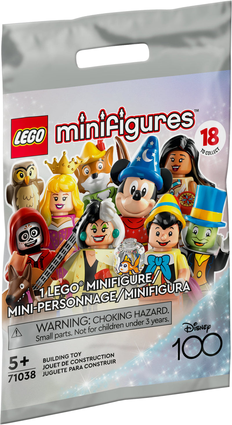 LEGO Minifigures Disney 100 71038, Limited Edition Disney Collectible Figures