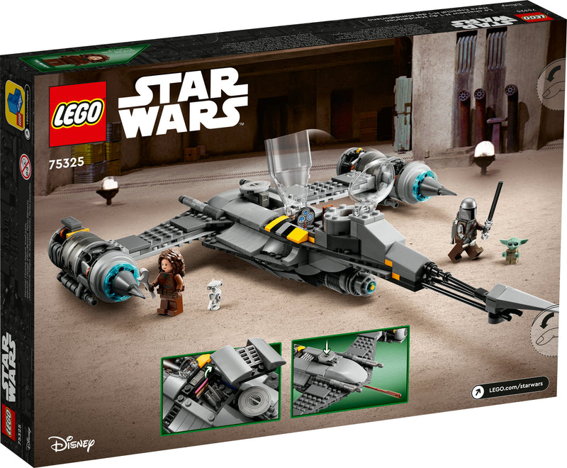 LEGO Star Wars: The Book of Boba Fett The Mandalorian’s N-1 Starfighter 75325 Building Kit; Fun Buildable Toy Playset for Creative Kids Aged 9 and Up, Featuring 4 Popular Characters (412 Pieces)