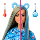 Barbie Cutie Reveal Care Bears Series Doll & Accessories Set with Grumpy Bear Costume & 10 Surprises Including Color Change & Mini Bear