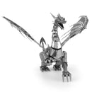 Metal Earth Premium Series Silver Dragon 3D Metal Model Kit Fascinations