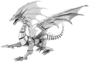 Metal Earth Premium Series Silver Dragon 3D Metal Model Kit Fascinations
