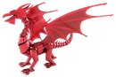 Metal Earth Premium Series Red Dragon 3D Metal Model Kit Fascinations