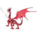 Metal Earth Premium Series Red Dragon 3D Metal Model Kit Fascinations