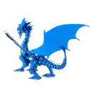 Metal Earth Premium Series Blue Dragon 3D Metal Model Kit Fascinations