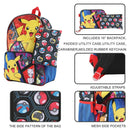 Pokemon Trainer Gotta Catch 'Em All Youth 5-Piece Backpack Set