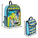 Toy Story Buzz Lightyear Kids Backpack with Lunch Bag and Water Bottle 5 Piece Set 16 inch