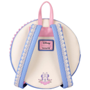 Loungefly Disney Minnie Floral and Lace Round Pink Mini Backpack