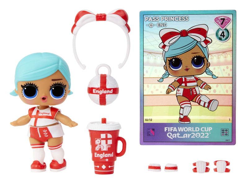 LOL Surprise! X FIFA World Cup Qatar 2022 Dolls with 7 Surprises, Accessories, Limited Edition Dolls, Collectible Dolls, Soccer Themed Dolls- Great Gift for Girls Age 4+