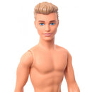 Barbie Ken Beach Doll Wearing Striped Swimsuit, for Kids 3 to 7 Years Old