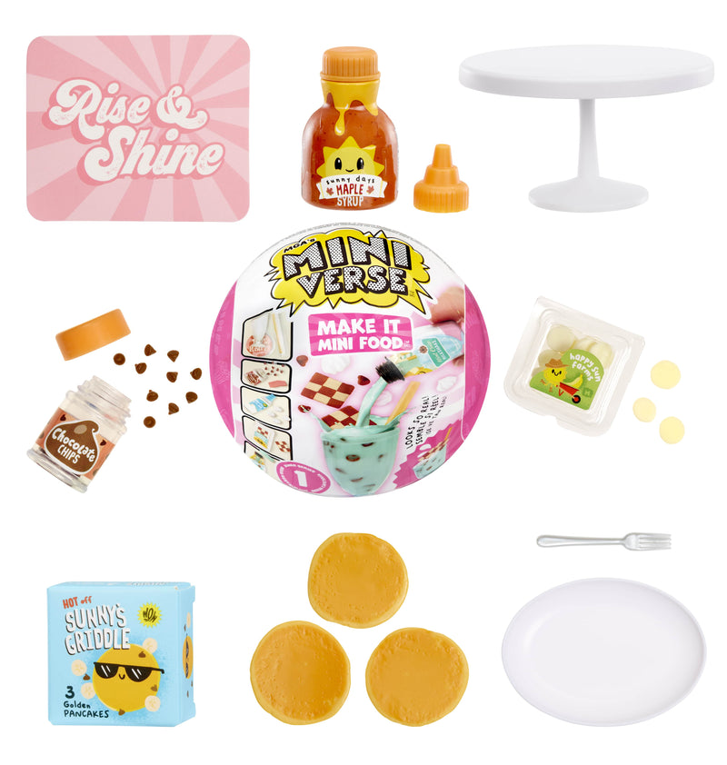 Make It Mini Food Diner Series 1 Mini Collectibles - MGA's Miniverse, Blind Packaging, DIY, Resin Play, Replica Food, NOT EDIBLE, Collectors, 8+