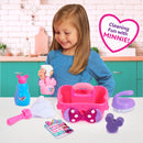 Just Play Disney Junior Minnie Mouse Sparkle N’ Clean Caddy, Dress Up and Pretend Play, Kids Toys for Ages 3 up