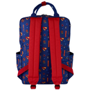Loungefly DC Superman Nylon Full-Size School  Backpack, 17in