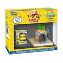 Funko Pop Bitty Town: Spongebob Squarepants - Spongebob Squarepants and Pineapple House - Collectable Vinyl Figure