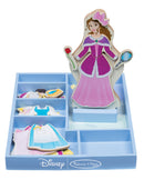 Melissa & Doug Disney Belle Magnetic Dress-Up Wooden Doll Pretend Play Set
