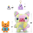 Fuggler Vacay Vibes by ZURU, Funny Ugly Monster, Plush, Collectible, Toy (Reek-O - Orange)