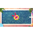 Fuggler Vacay Vibes by ZURU, Funny Ugly Monster, Plush, Collectible, Toy (Rabid Rabbit - red)