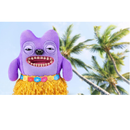 Fuggler Vacay Vibes by ZURU, Funny Ugly Monster, Plush, Collectible, Toy (Greedy Grinner - Purple)
