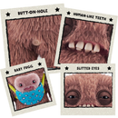 Fuggler Mini Rascals 9-inch Assortment Series 1 (Double Trouble) (Squidge (Brown - Long Pile) by ZURU Funny Ugly Monster