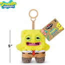 Fuggler SpongeBob 5-Inch Plush Keyring by ZURU, Funny Ugly Monster Bag Clip-on Stuffed Animal