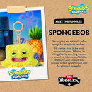 Fuggler SpongeBob 5-Inch Plush Keyring by ZURU, Funny Ugly Monster Bag Clip-on Stuffed Animal