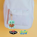 Fuggler SpongeBob 5-Inch Plush Keyring by ZURU, Funny Ugly Monster Bag Clip-on Stuffed Animal Squidward