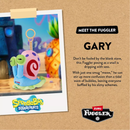 Fuggler SpongeBob 5-Inch Plush Keyring by ZURU, Funny Ugly Monster Bag Clip-on Stuffed Animal Gary