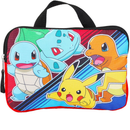 Pokemon Black 5pc 16" Backpack Set Keychain, Zipper pouch