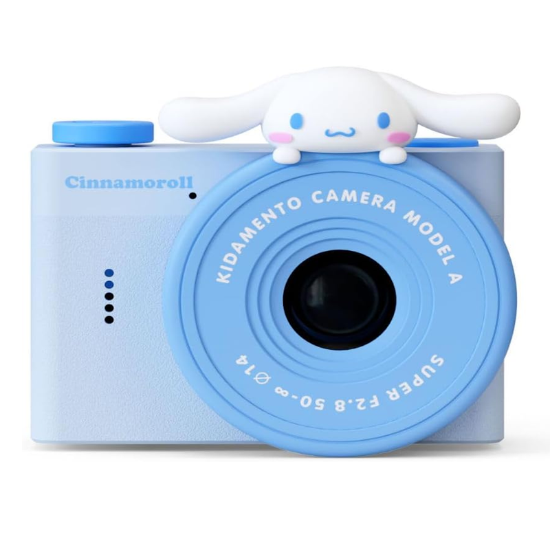 Cinnamoroll Mini Kidamento Kids Digital Camera & Video Camcorder, 32GB Memory Card, Momento Book - Model A Cinnamoroll