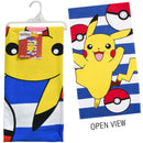 Pokemon 54x27" Beach Towel on Hanger with hangtag