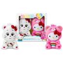 Care Bears Hello Kitty Loves Cheer Bear 10" Collectible Plush 2-Pack - Soft, Huggable Material!