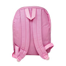 Disney Princesses 15" Pink School Backpack for Girls with Ariel, Belle, Jasmine, Snow  White, and Cinderella
