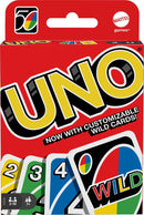 UNO Color & Number Matching Card Game, Customizable Family Fun, 2-10 Players Ages 7+