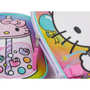 Hello Kitty 16" Backpack Rainbows w/ Detachable Insulated Lunch Bag set
