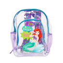 The Little Mermaid Clear Transparent Backpack 16" Disney Ariel Make Your Voice Heard