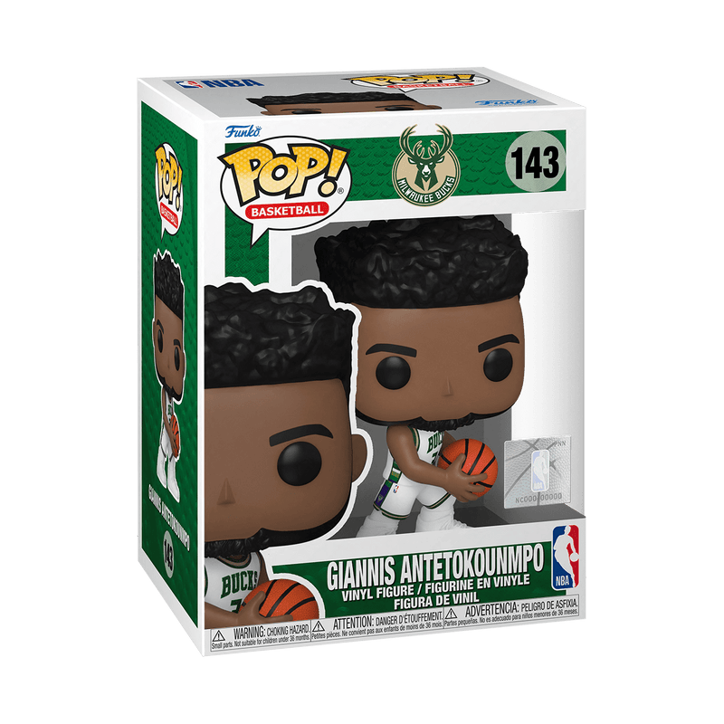 Funko Pop! NBA 21-22 City Edition: Bucks - Giannis Antetokounmpo Vinyl Figure
