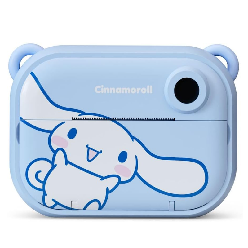 Cinnamoroll Instant Print Kids Digital Camera & Video Camcorder with Selfie Camera by Kidamento, 32GB Memory Card - Model P