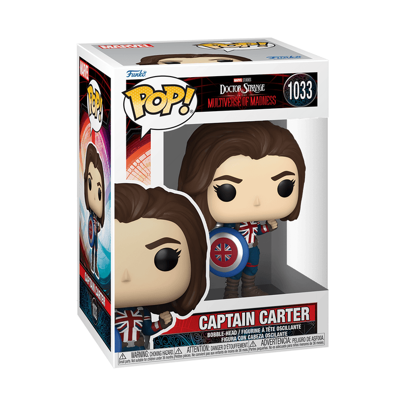 Funko Pop! Marvel: Doctor Strange in the Multiverse of Madness - Captain Carter