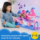 Fisher-Price Little People Toddler Toy Disney Princess Magical Lights & Dancing Castle Musical Playset for Pretend Play Ages 18+ Months