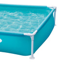 Intex 57173EP 4ft x 12in Mini Frame Kiddie Beginner Frame Swimming Pool, Blue