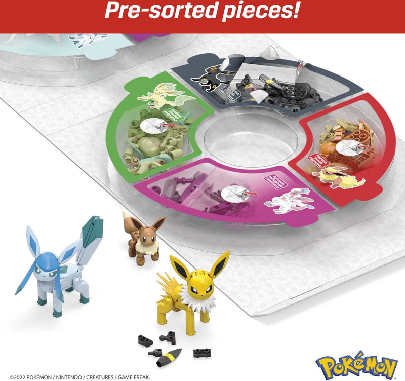 MEGA Pokemon Every Eevee Evolution toy building set