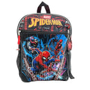 Spiderman 16" Backpack 4pc Set with Lunch Kit, Key Chain & Carabiner