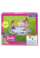 Barbie 2-Ring Inflatable Pool