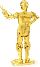 Metal Earth Star Wars Gold C-3P0 3D Metal Model Kit Fascinations