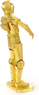 Metal Earth Star Wars Gold C-3P0 3D Metal Model Kit Fascinations