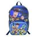Disney Toy Story, Woody and Buzz 16" Shoulder Backpack for School with Rectangular Lunch Bag