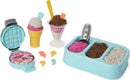 Kinetic Sand Scents, Ice Cream Treats Playset with 3 Colors of All-Natural Scented Sand