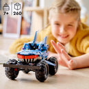 LEGO Technic Monster Jam Megalodon 42134 Model Building Kit; A 2-in-1 Build for Kids Who Love Monster Truck Toys; Kids Will Love Racing This Cool Shark Vehicle; For Ages 7+ (260 Pieces)