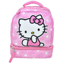 Hello Kitty Drop Bottom Insulated Reusable Lunch Bag with Handle for Girls, School, Daycare & Travel