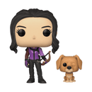 Funko Pop! POP & Buddy: Hawkeye - Kate Bishop with Lucky the Pizza Dog Vinyl Bobblehead