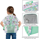 Disney Princesses 16" Kids Backpack With a matching Lunch Bag for Girls, with a large front Pocket